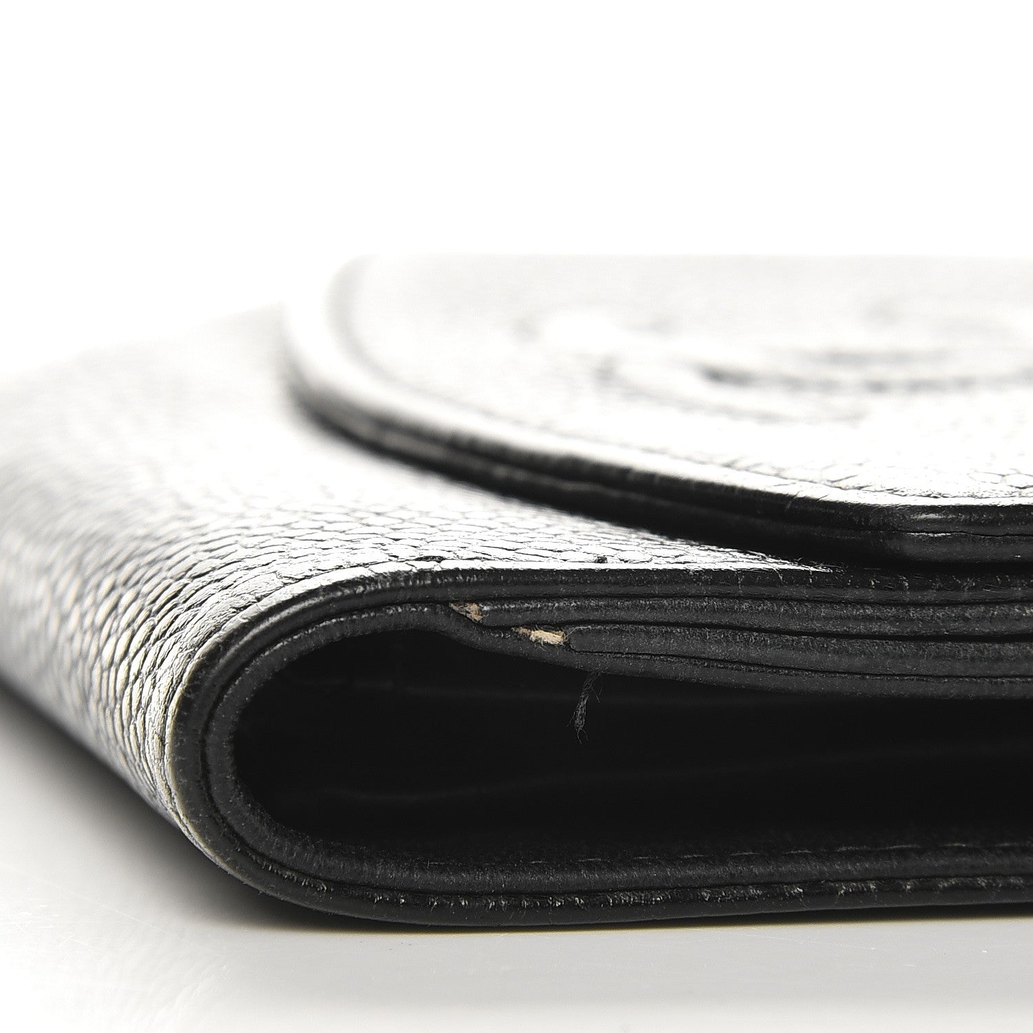 Chanel Caviar Timeless CC Compact French Wallet Black 11 of 11
