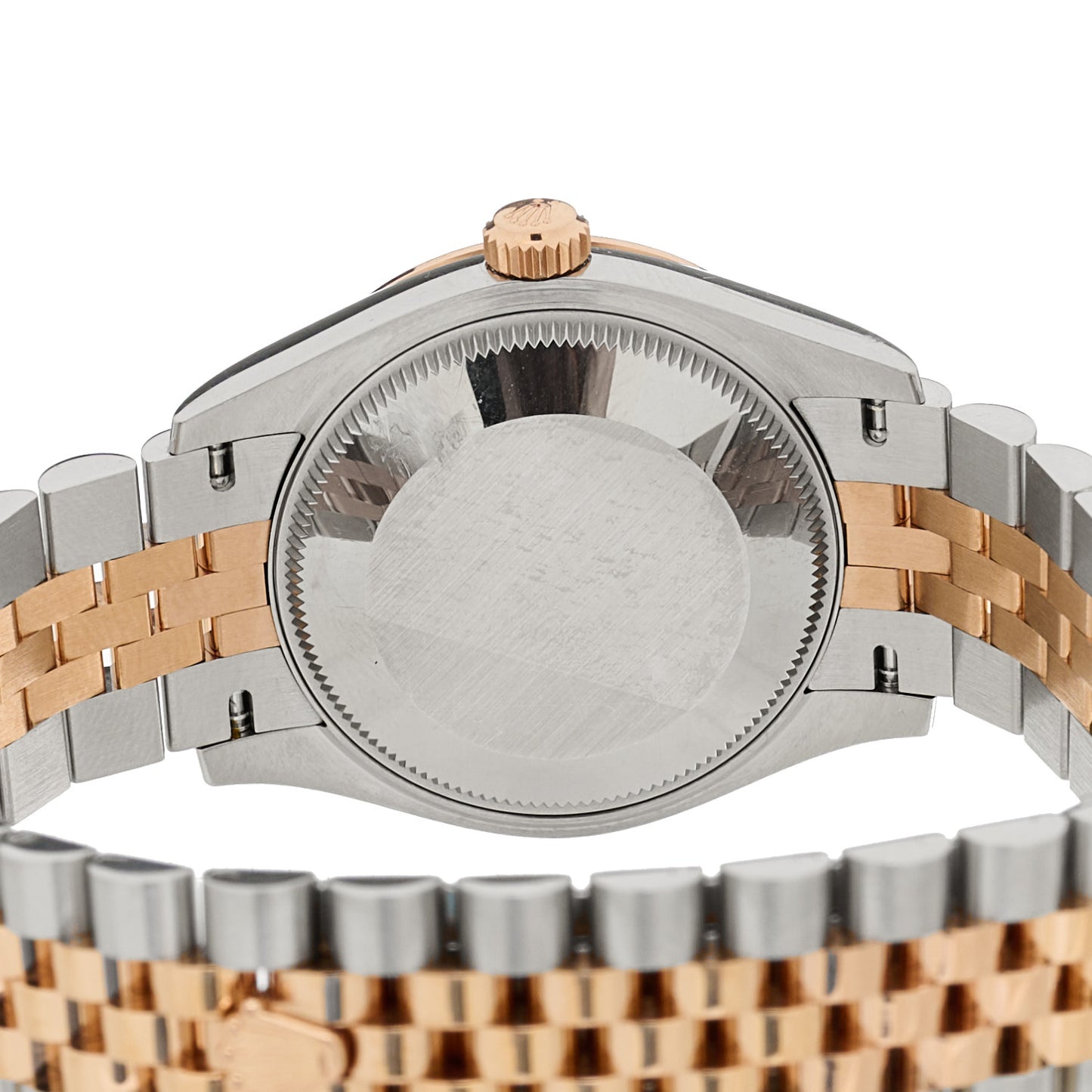 Stainless Steel 18K Everose Gold Diamond 31mm Oyster Perpetual Datejust Watch Sundust 278271