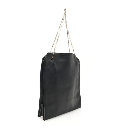 The Row Smooth Calfskin Small Lunch Bag Black 3 of 9