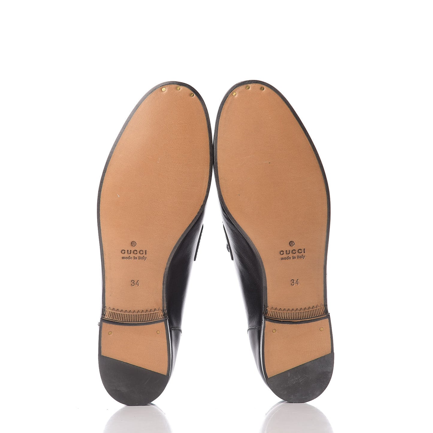 Calfskin Womens Jordaan Loafers 34 Black