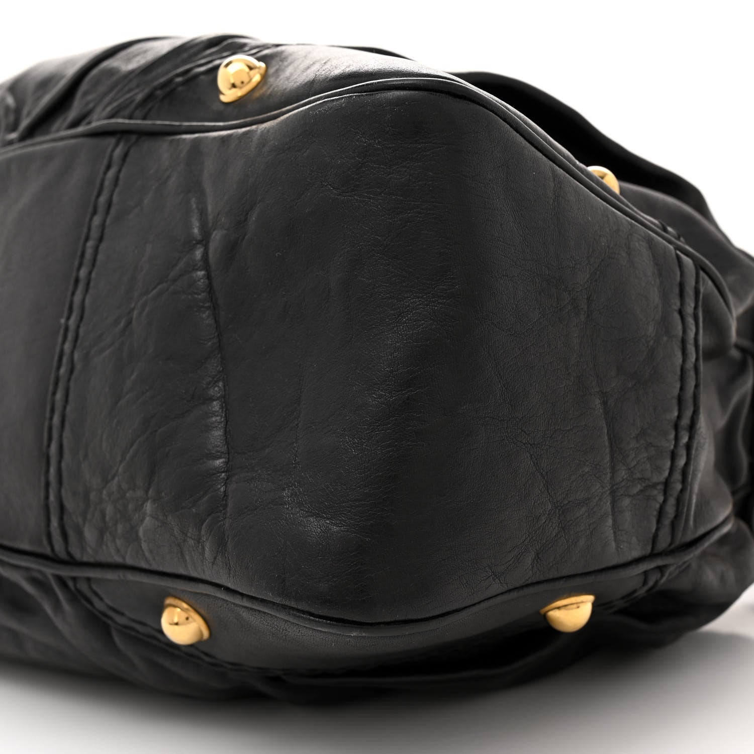 Gucci Calfskin Medium Jockey Hobo Black 10 of 15
