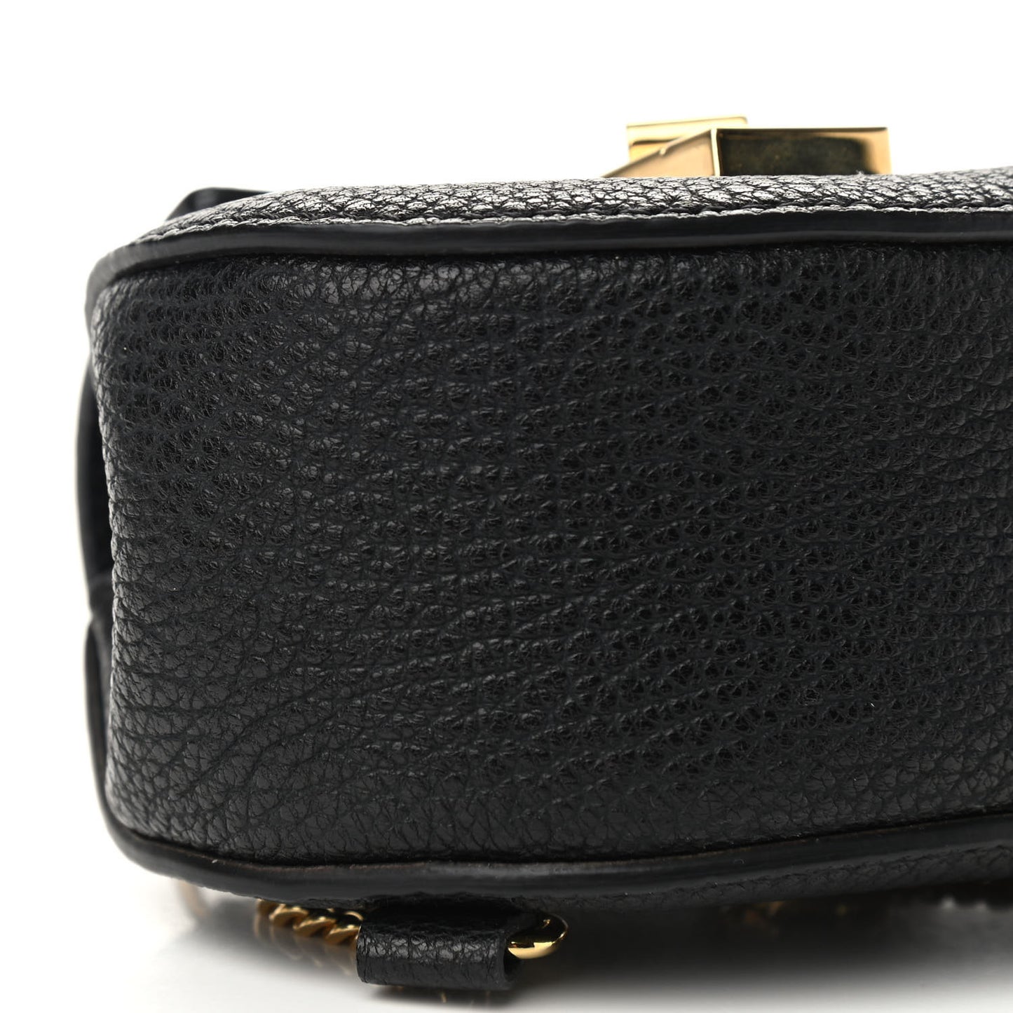Grained Lambskin Mini Drew Crossbody Backpack Black