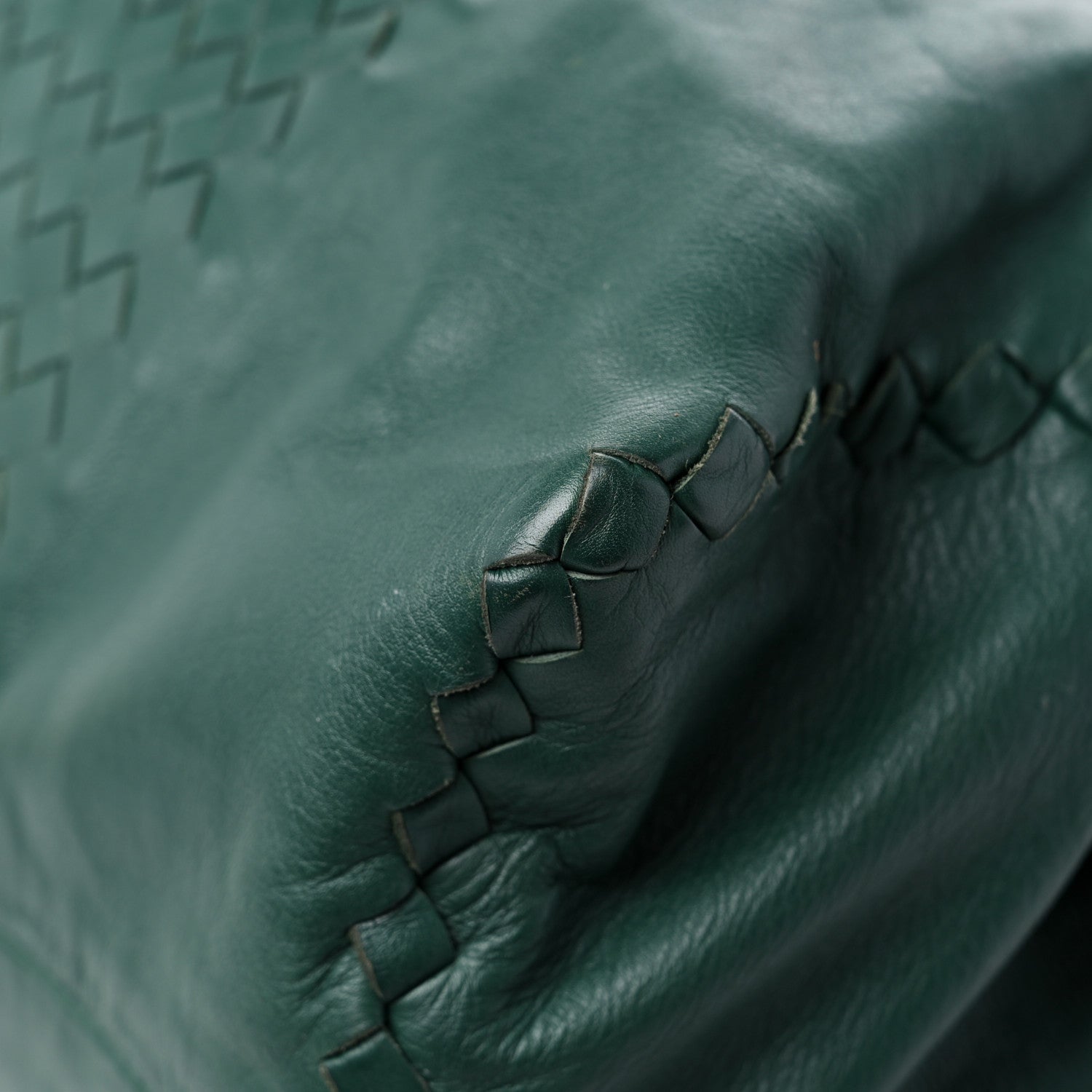 Bottega Veneta Nappa Intrecciato Convertible Tote Dark Green 13 of 21