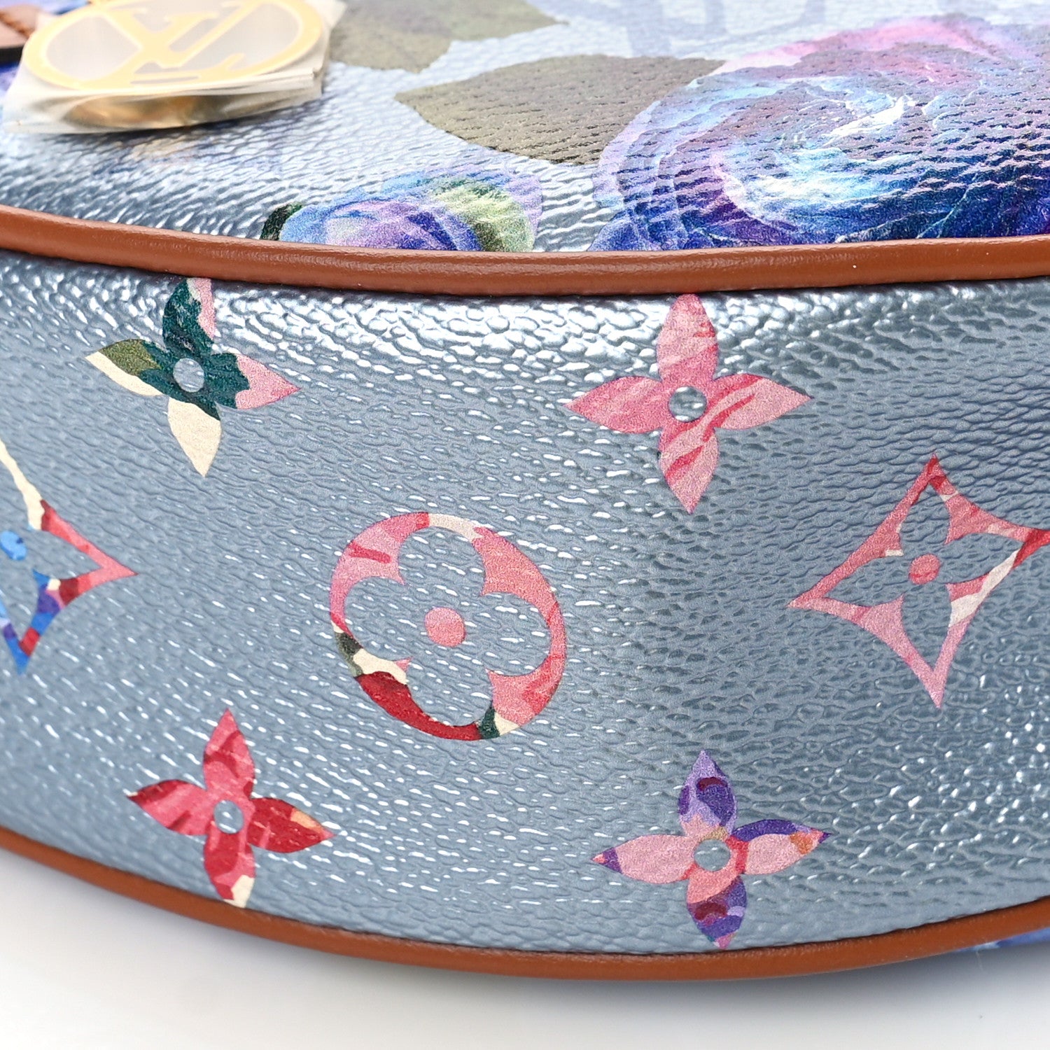 Louis Vuitton Metallic Monogram LV Garden Loop PM Blue 7 of 8