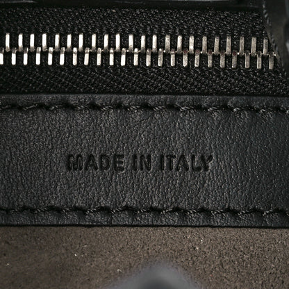 Fendi Vitello Century F is Fendi FF Diagonal Inlay Small Runaway Satchel Fango Black Fragola 6 of 12