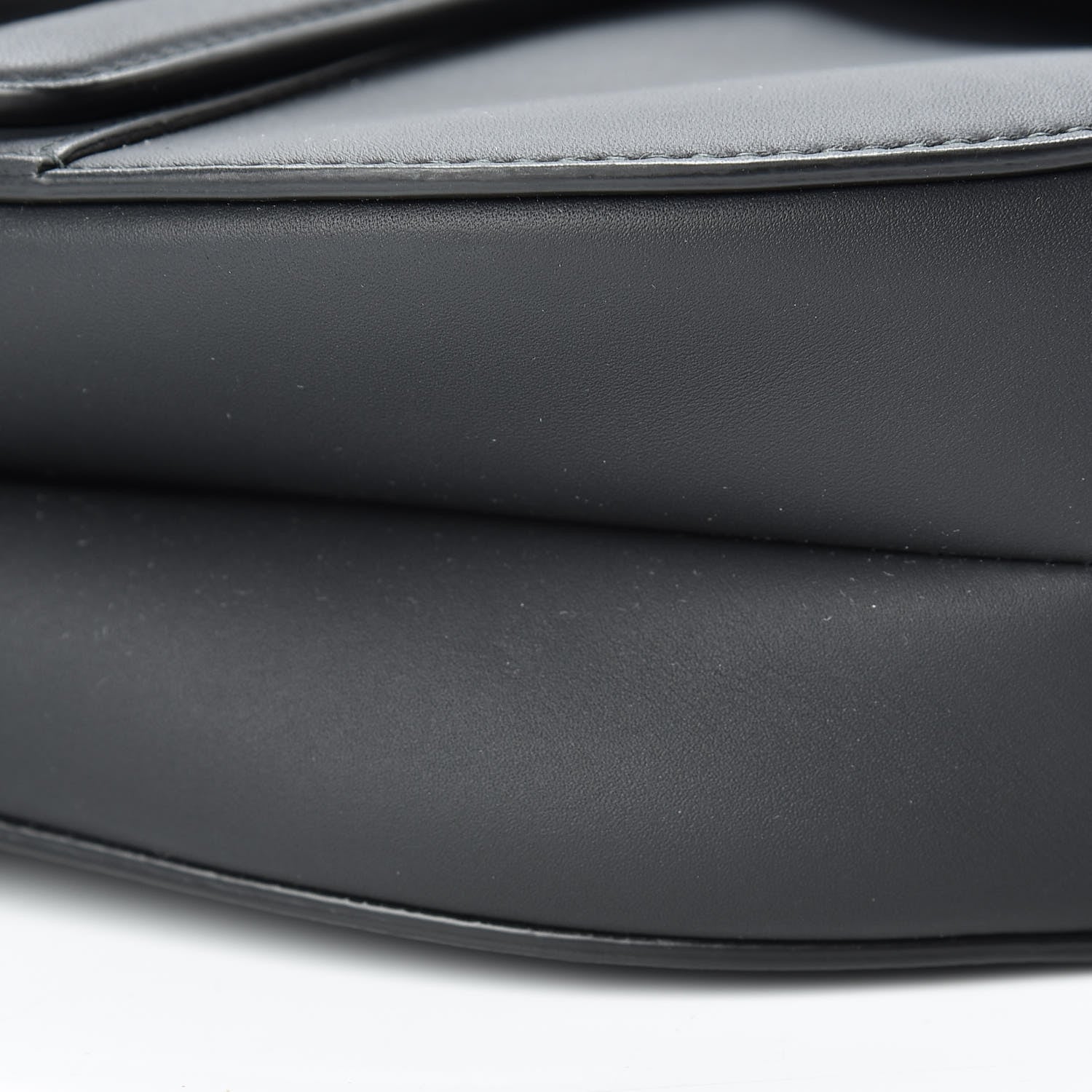 Christian Dior Ultra Matte Calfskin Saddle Bag Black 10 of 11