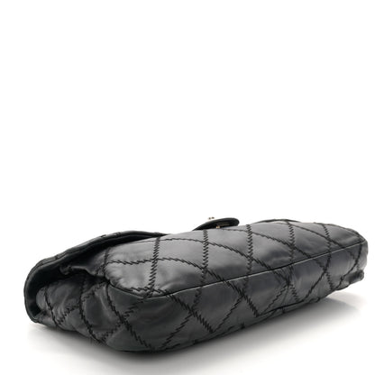 Chanel Lambskin Ultimate Stitch Maxi Flap Black 4 of 11