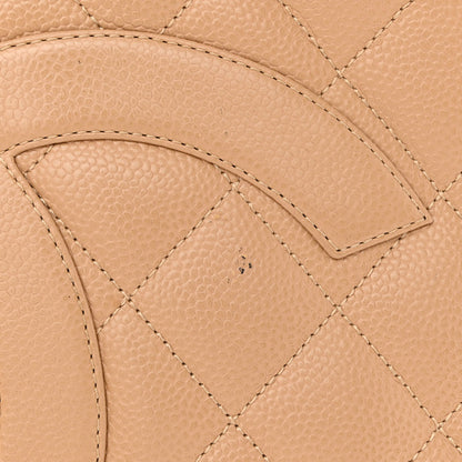 Chanel Caviar Quilted Medallion Tote Beige 11 of 16