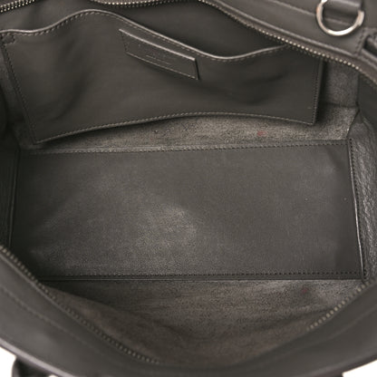 Saint Laurent Smooth Calfskin Crocodile Embossed Baby Monogram Downtown Cabas Earth 5 of 9
