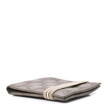 Gucci Guccissima Card Case Wallet Grey 11 of 14