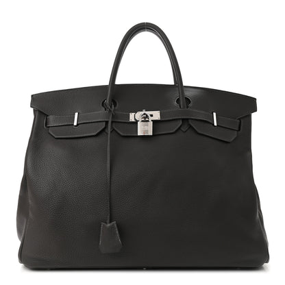 Hermes Togo Travel Birkin 50 Graphite 1 of 10