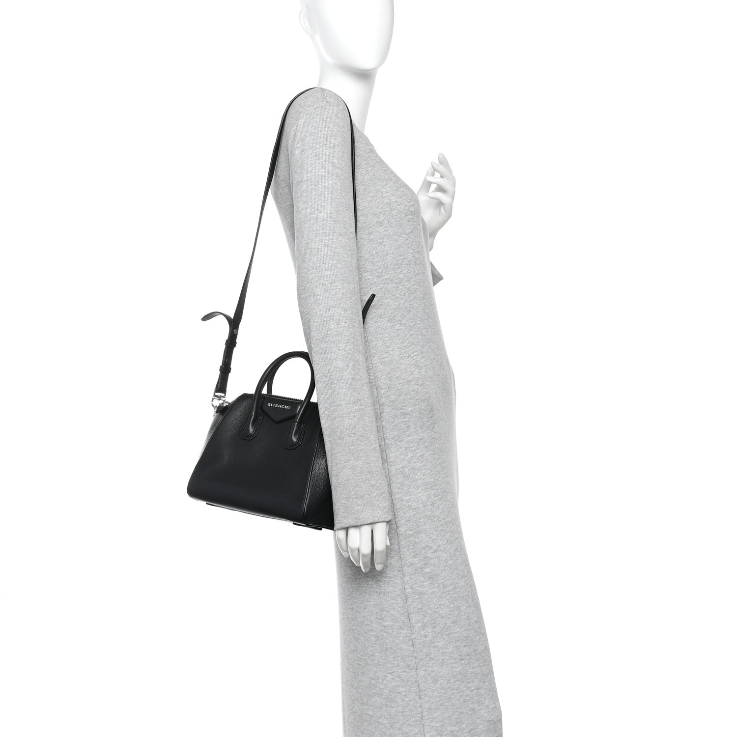 Givenchy Sugar Goatskin Mini Antigona Black 2 of 10