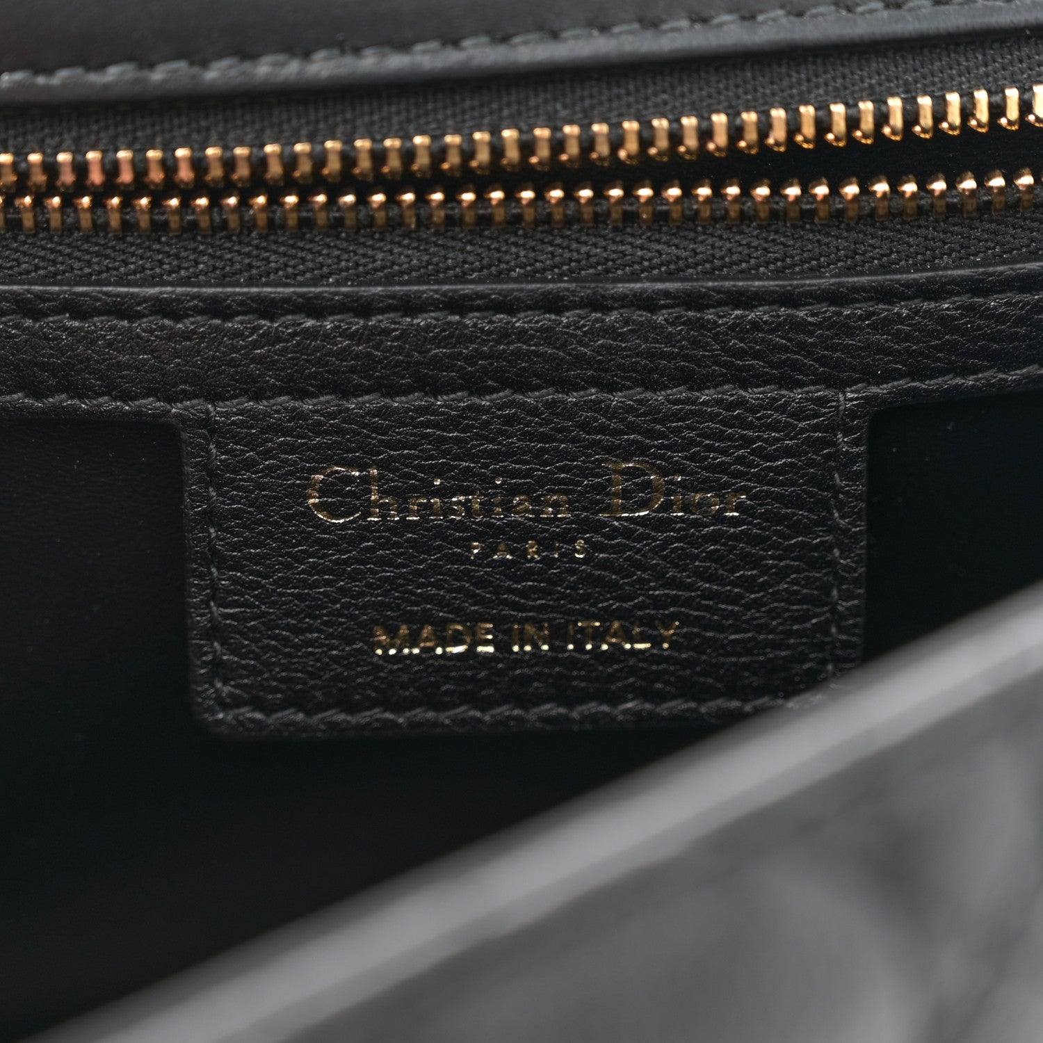 Christian Dior Calfskin Cannage Medium Caro Bag Black 6 of 12