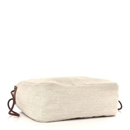 Hermes Canvas Barenia Fourbi 20 PM Pouch Naturel Fauve 4 of 11