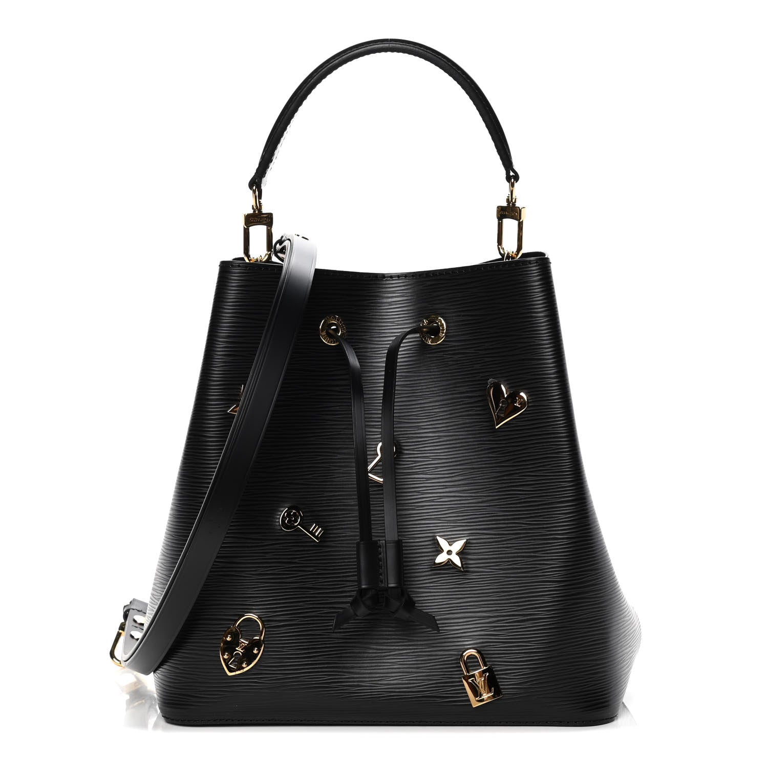 Louis Vuitton Epi Love Lock NeoNoe Black 1 of 9