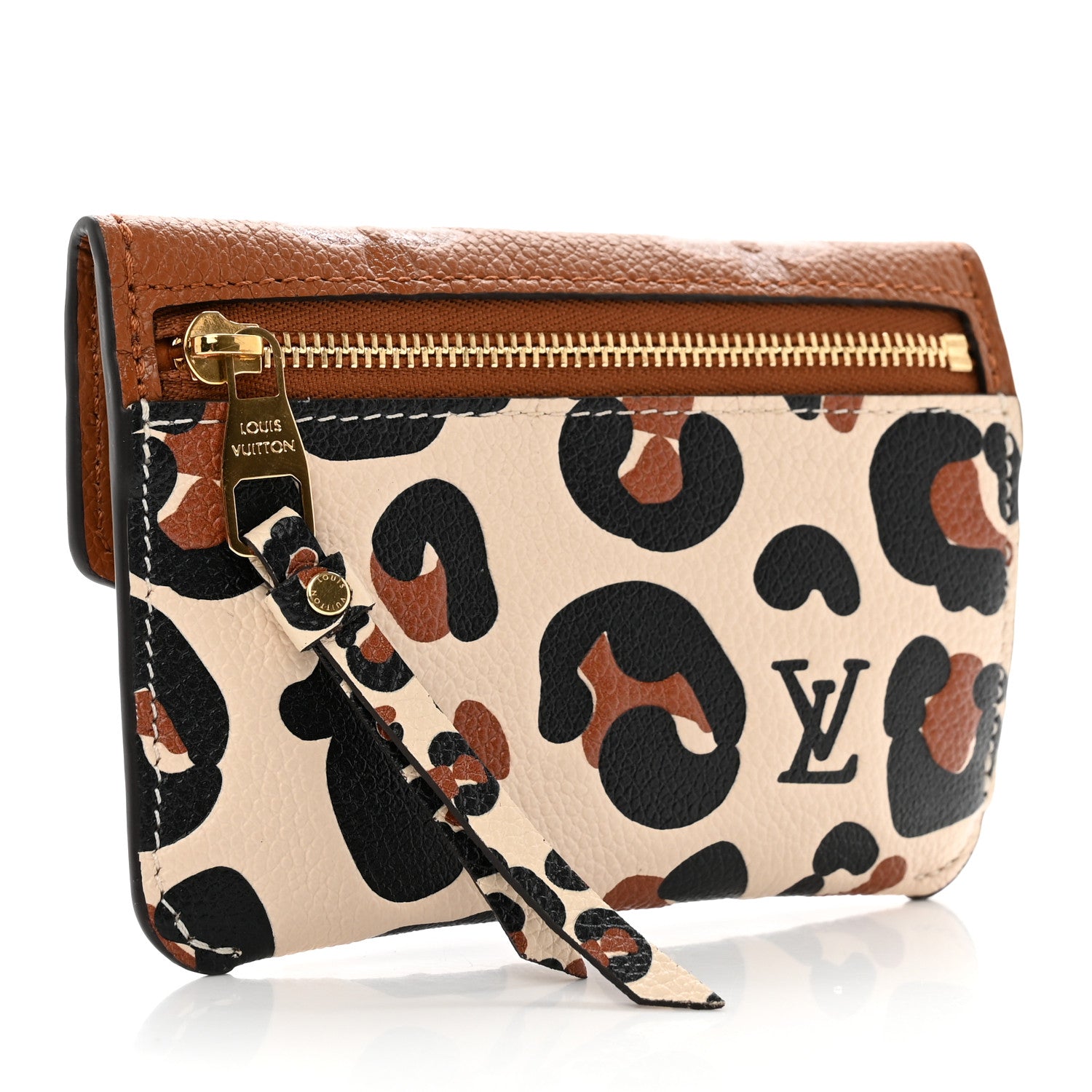 Louis Vuitton Empreinte Monogram Giant Wild At Heart Key Pouch Caramel 3 of 6