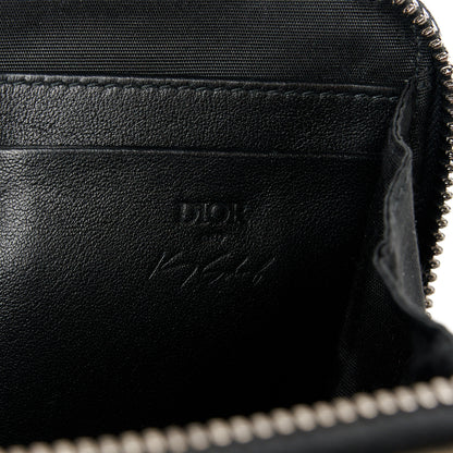 Christian Dior X KENNY SCHARF Oblique Canvas Embroidered Patches Crossbody Charcoal 7 of 11