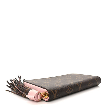 Louis Vuitton Monogram Pompon Zippy Wallet Rose Ballerine 4 of 8