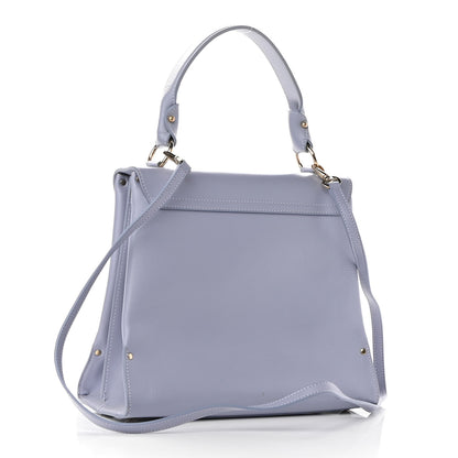 Salvatore Ferragamo Calfskin Gancini 2-Way Top Handle Bag Light Purple 2 of 14