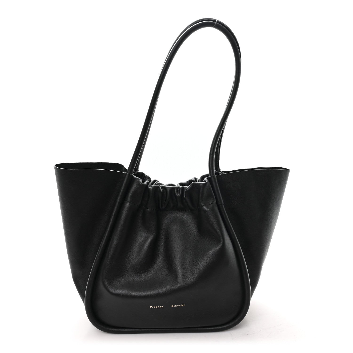 Proenza Schouler Calfskin Large Ruched Tote Black 1 of 10