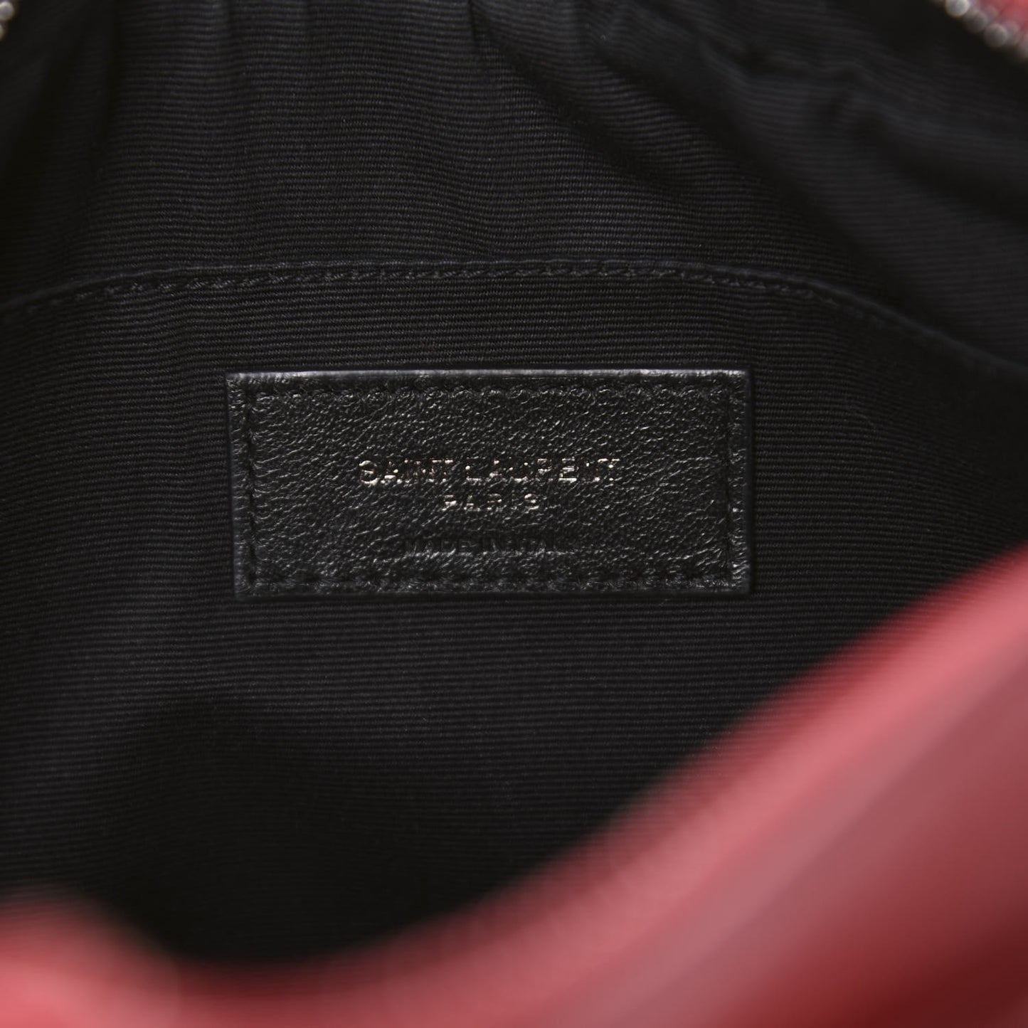 Calfskin Matelasse Monogram Lou Camera Bag Red