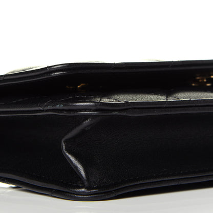 Chanel Lambskin Quilted Wallet On Chain WOC Black 9 of 10