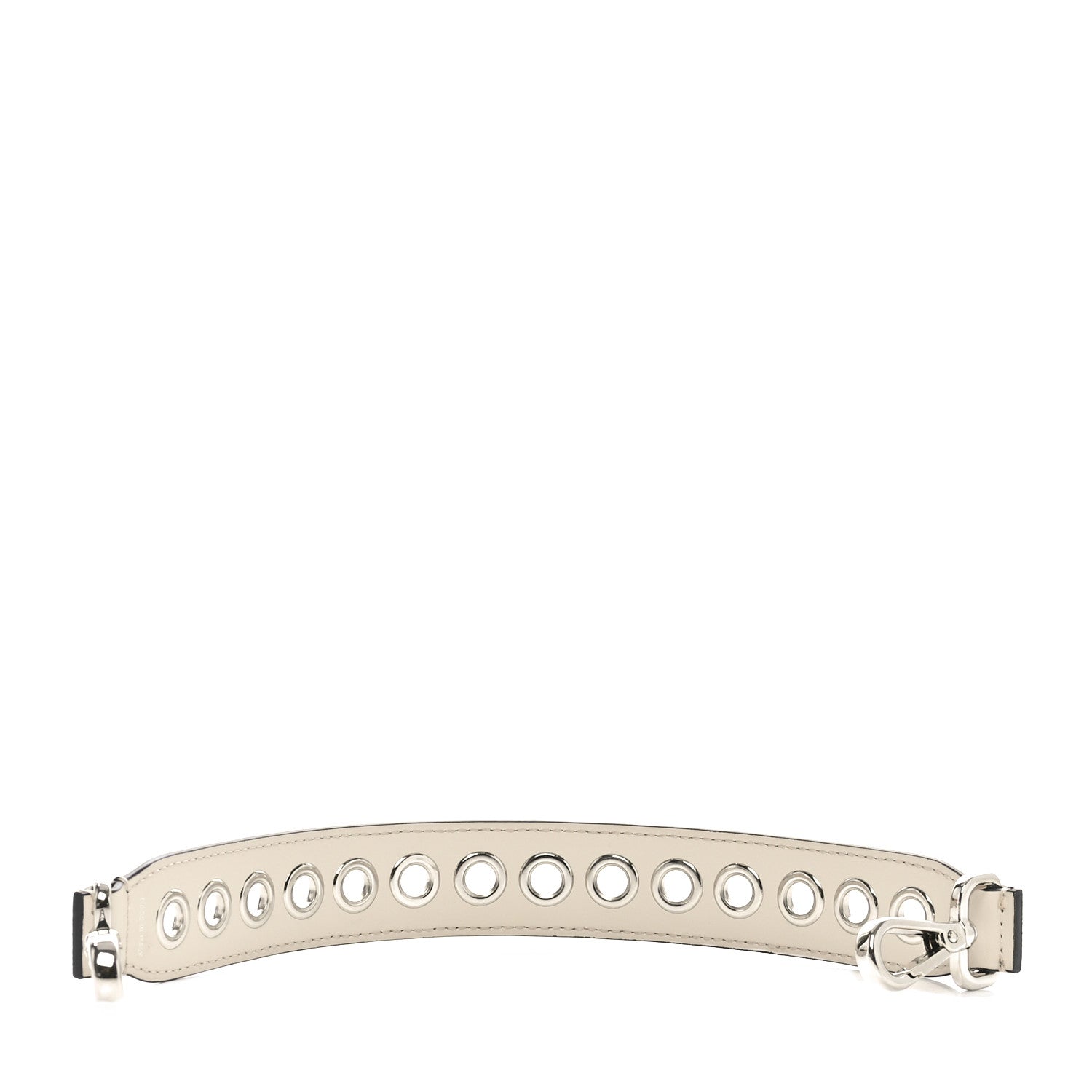 Fendi Vitello Liberty Grommet Bi-Color Mini Strap You Black Camelia 2 of 4