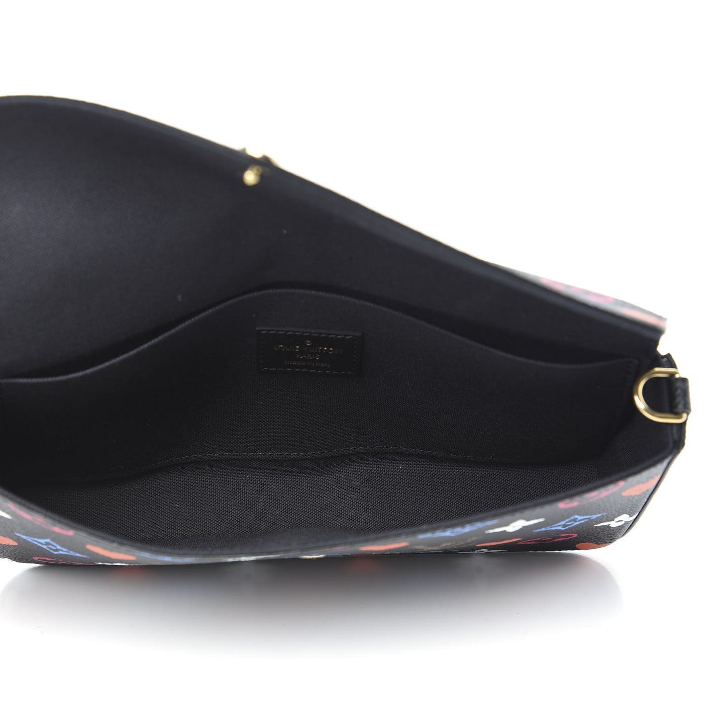 Game On Felicie Chain Wallet Black