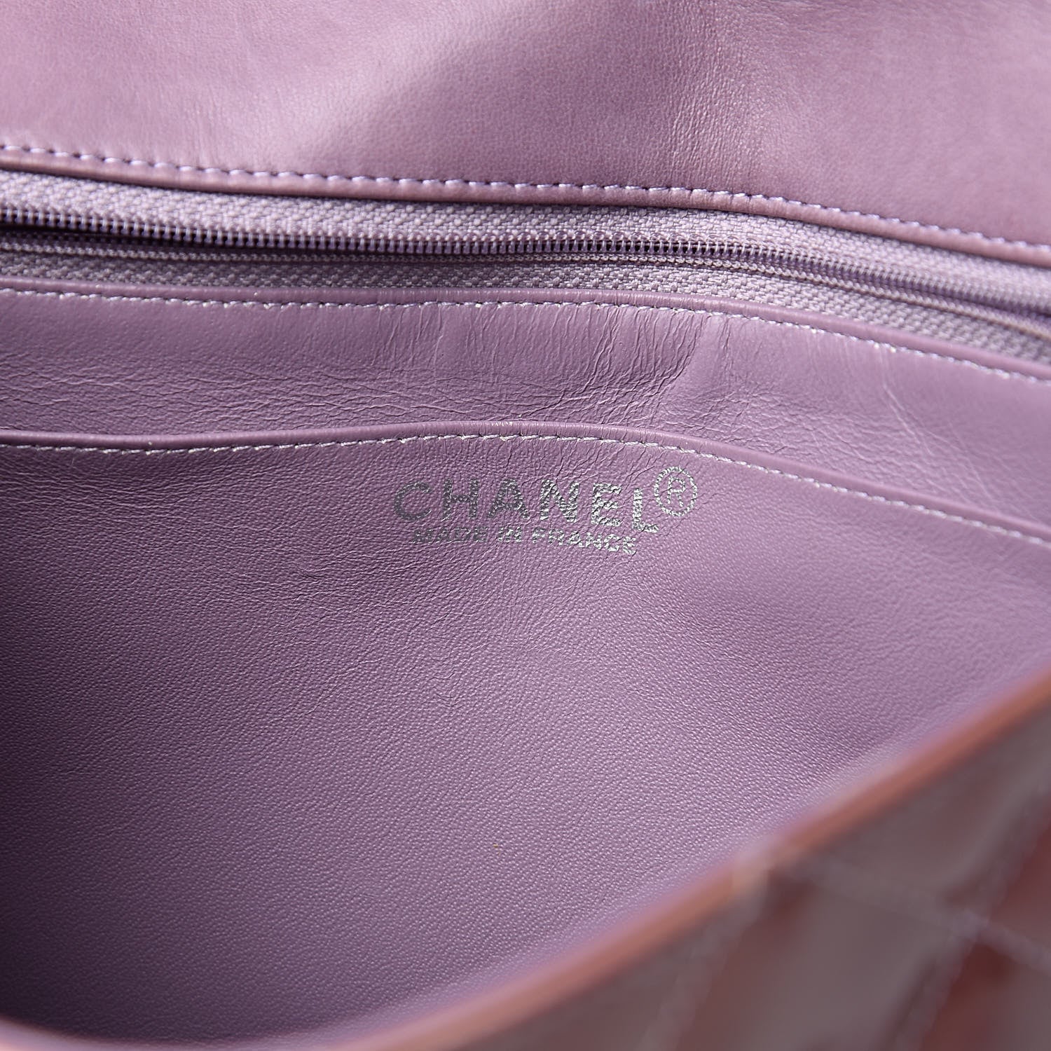 Chanel Patent Quilted Medium Single Flap Beige 6 of 24