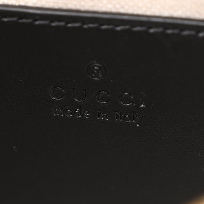 Gucci Calfskin GG Matelasse Shoulder Bag Black Natural 6 of 12