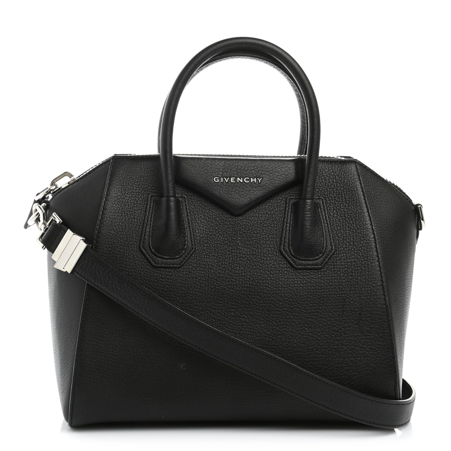 Sugar Goatskin Small Antigona Black