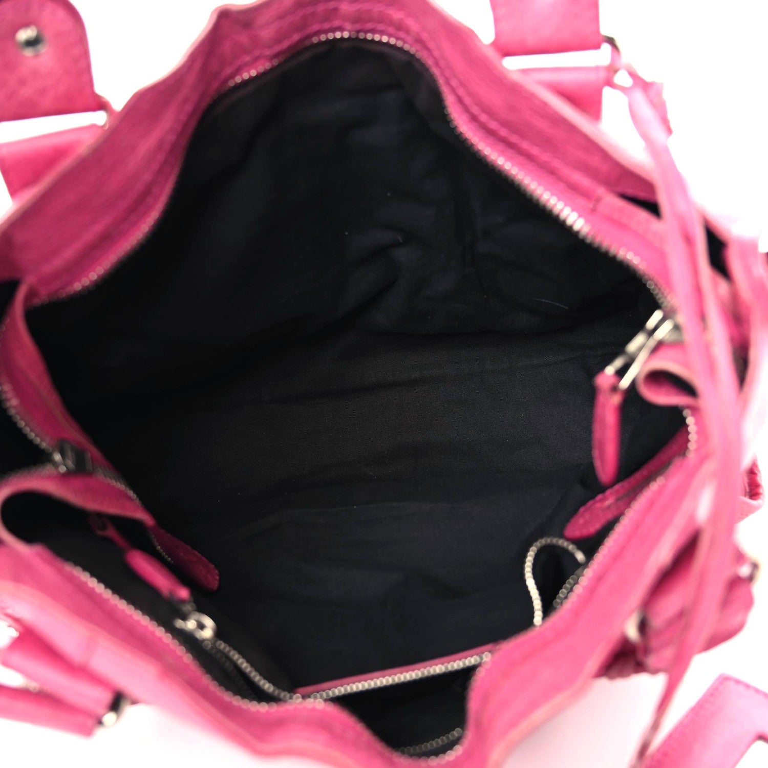 Balenciaga Agneau Giant 21 Silver Hardware City Cyclamen Fucsia 26 of 36