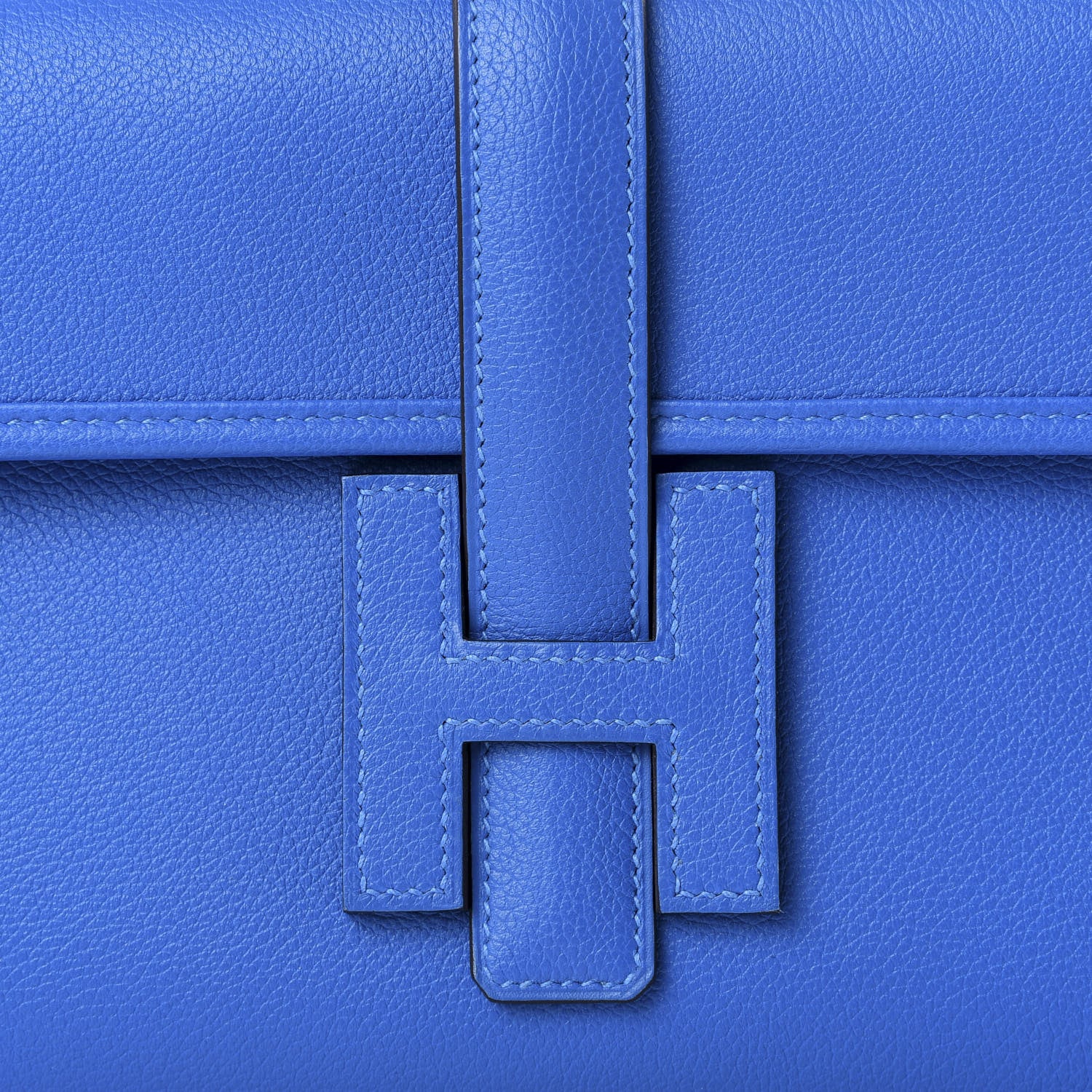 Hermes Evercolor Jige Elan 29 Clutch Bleu Zanzibar 10 of 11
