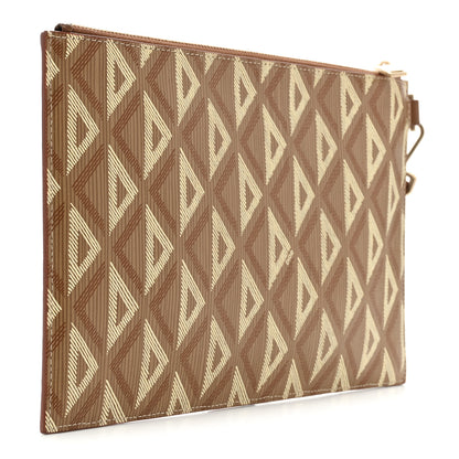 Christian Dior Coated Canvas CD Diamond Hit The Road A5 Pouch Coffee 3 of 8