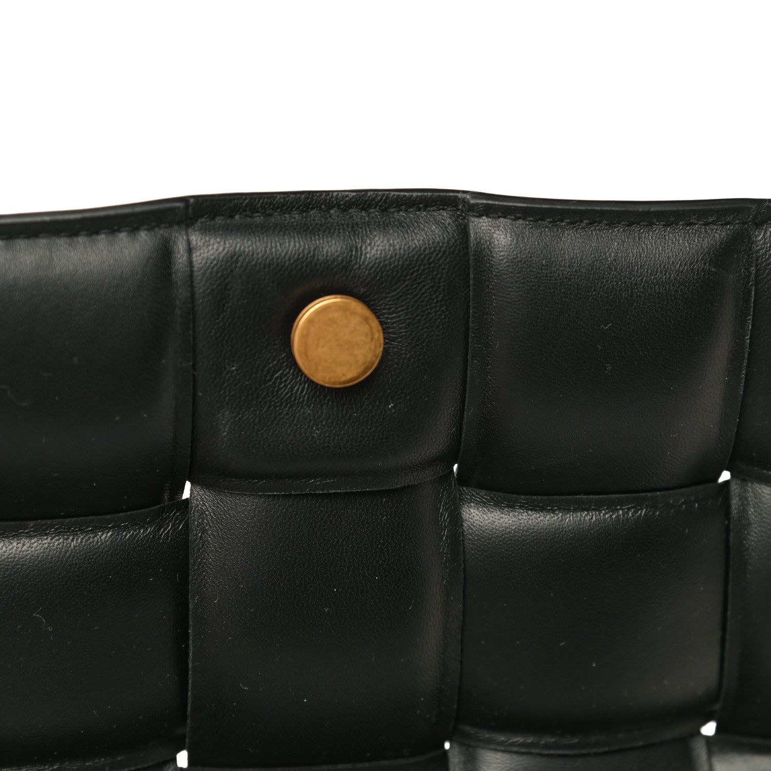 Bottega Veneta Lambskin Maxi Intreccio Padded Chain Cassette Crossbody Bag Black 11 of 16