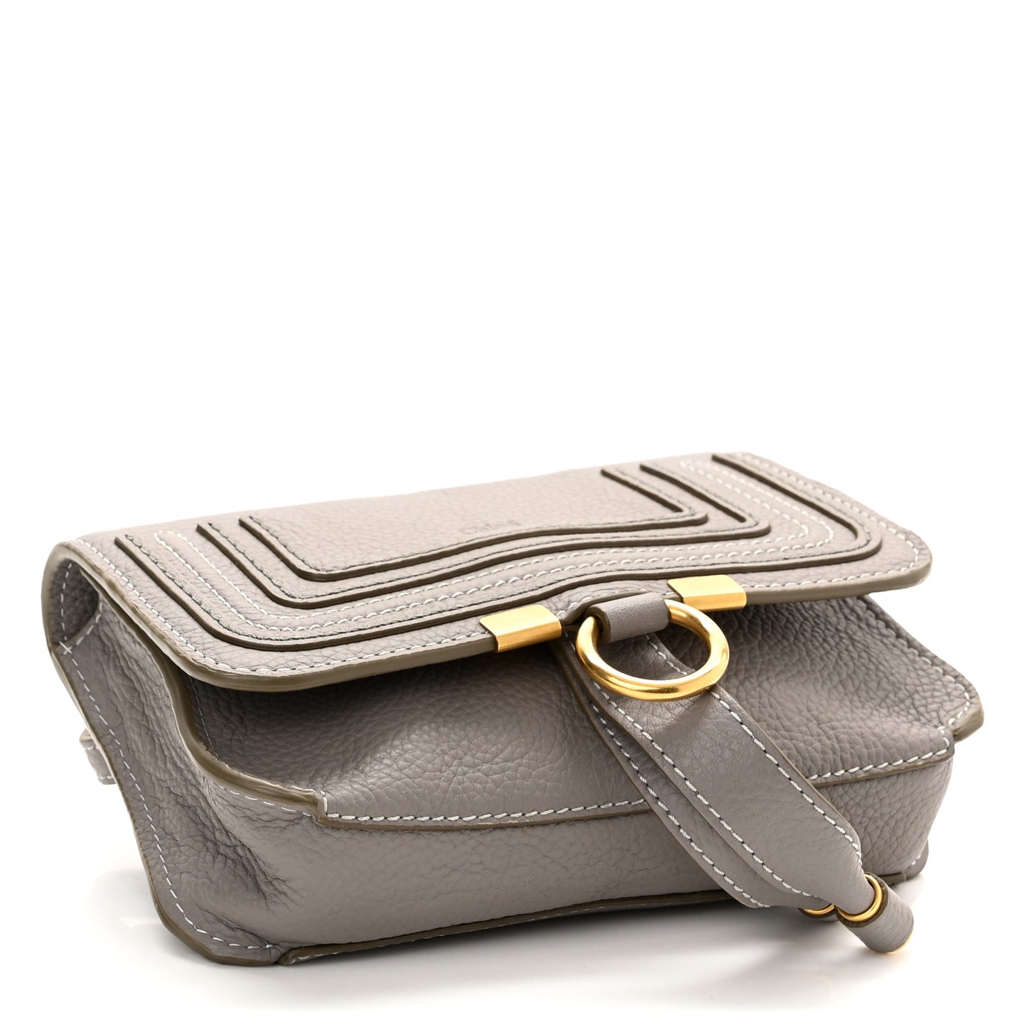 Calfskin Marcie Convertible Belt Bag Cashmere Grey
