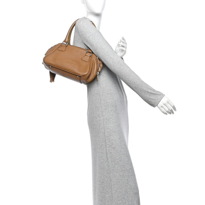 Chanel Calfskin Tassel Bowler Light Brown 2 of 14