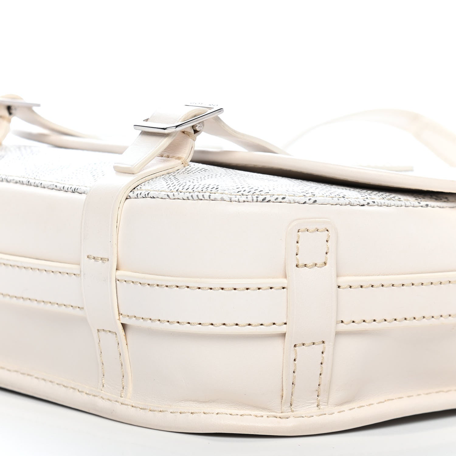 Goyard Goyardine Belvedere PM Messenger Bag White 7 of 7