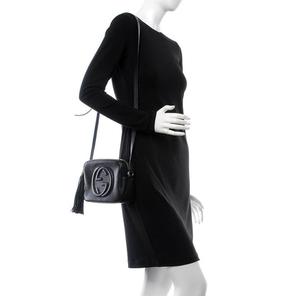 Gucci Pebbled Calfskin Small Soho Disco Bag Black 2 of 8