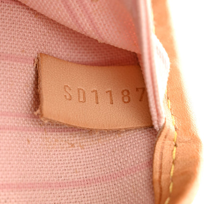 Louis Vuitton Damier Azur Neo Neverfull MM Rose Ballerine 9 of 15