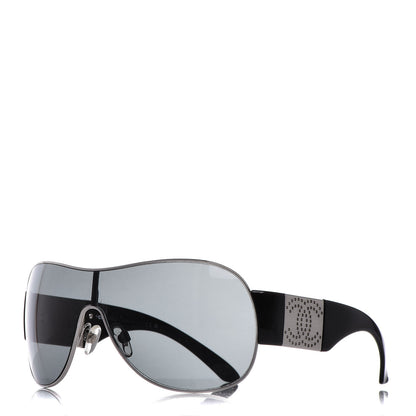 Chanel CC Sunglasses 4154 Silver Black 1 of 9