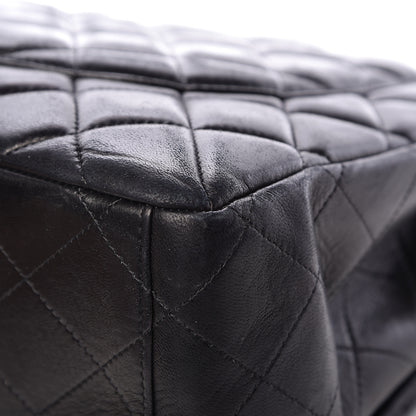 Chanel Lambskin Quilted Maxi Single Flap Black 13 of 16