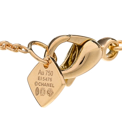 Chanel 18K Yellow Gold Coco Crush Round Pendant Necklace 4 of 5