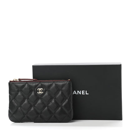 Chanel Caviar Quilted Small Cosmetic Case Black 8 of 8