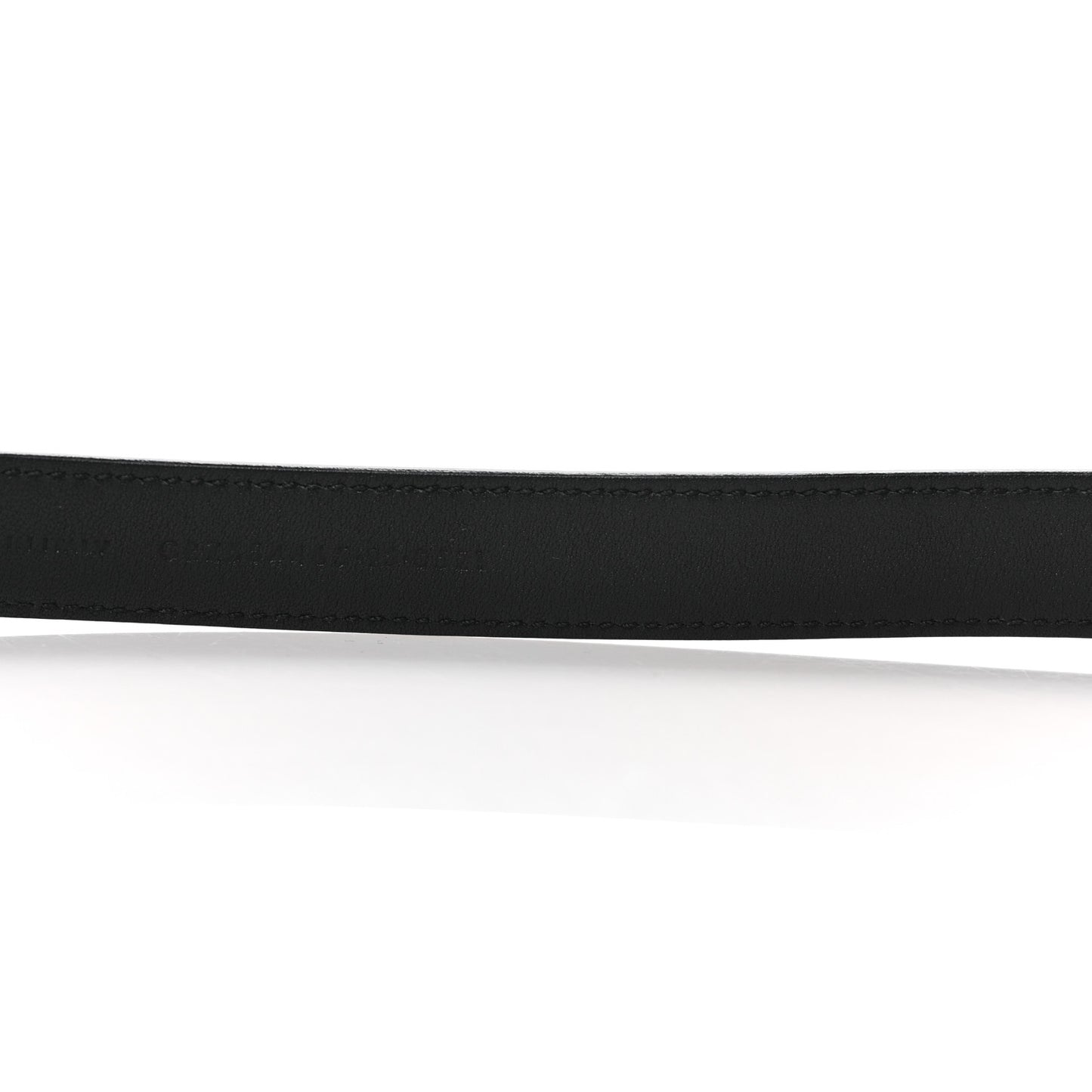 Smooth Calfskin Monogram Square Buckle Belt 95 38 Black