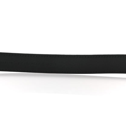 Saint Laurent Smooth Calfskin Monogram Square Buckle Belt 95 38 Black 5 of 5