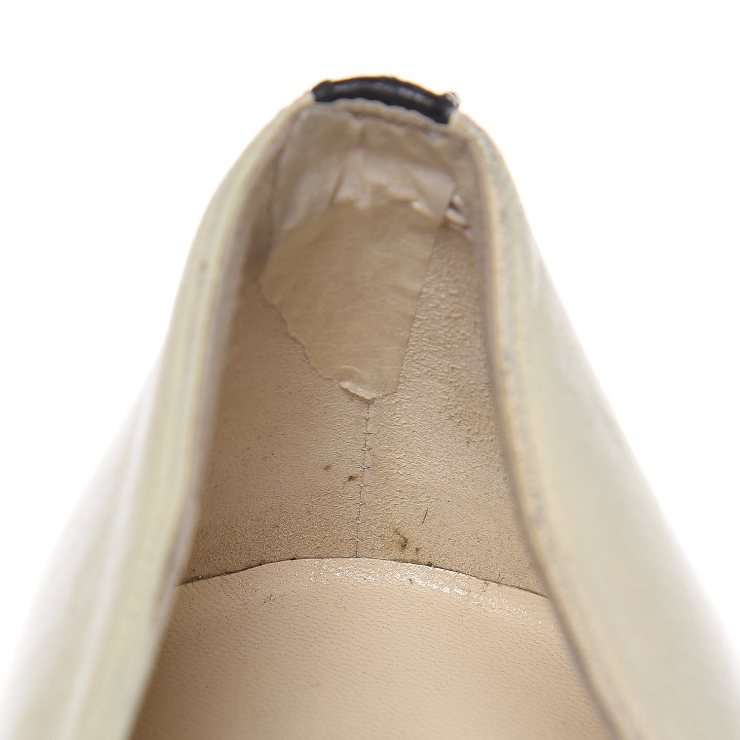 Chanel Lambskin Cap Toe Espadrille Wedge Pumps 40 Beige Black 11 of 20