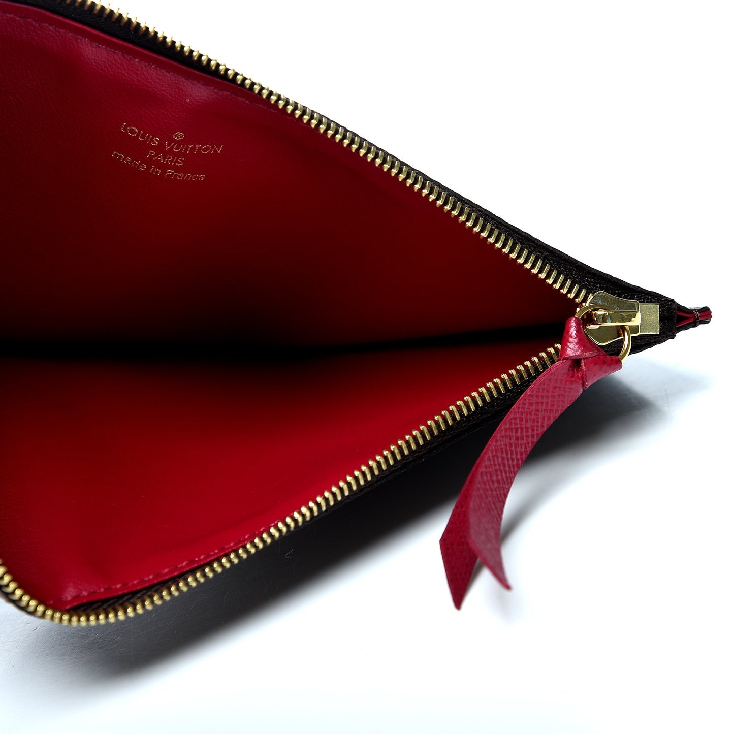 Monogram Felicie Chain Wallet Zippered Insert Fuchsia