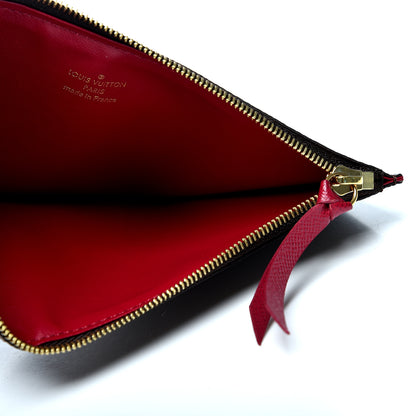Louis Vuitton Monogram Felicie Chain Wallet Zippered Insert Fuchsia 4 of 8