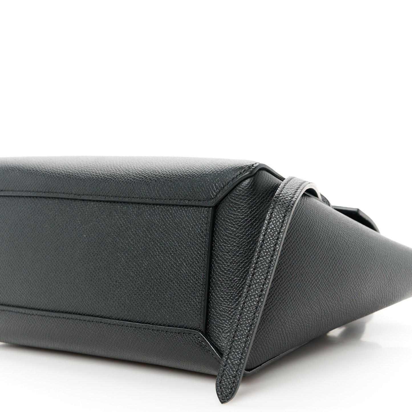Grained Calfskin Nano Belt Bag Black